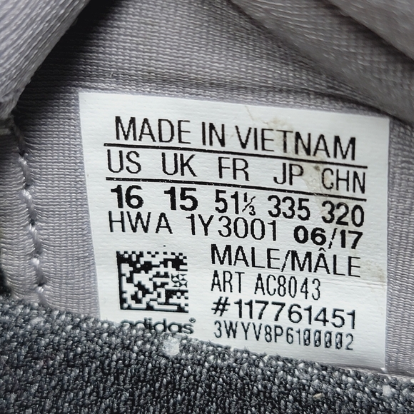 Adidas Alphabounce Running Athletic Shoes AC8043 Men's Size 16 Pre-owned - Picture 4 of 8